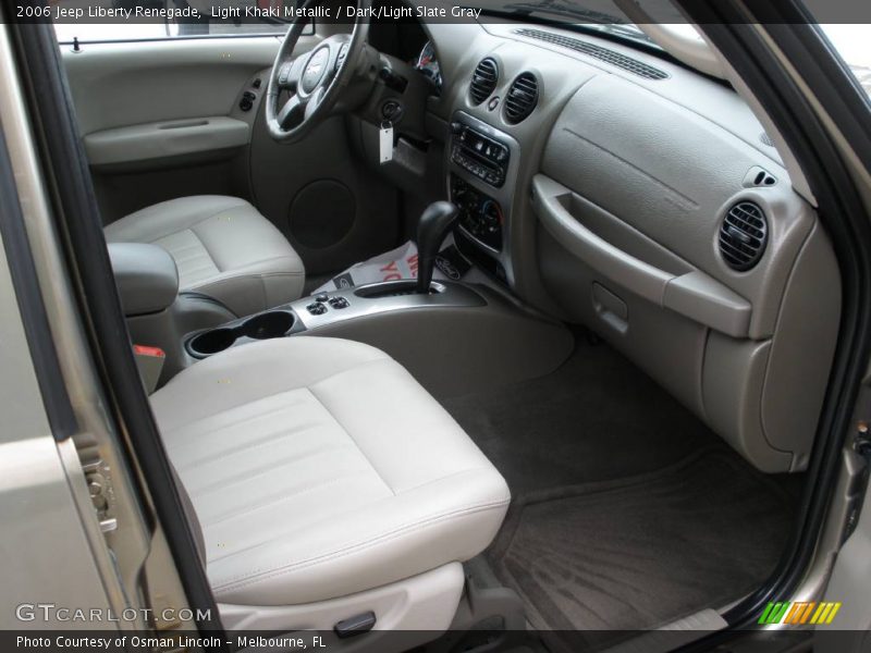 Light Khaki Metallic / Dark/Light Slate Gray 2006 Jeep Liberty Renegade