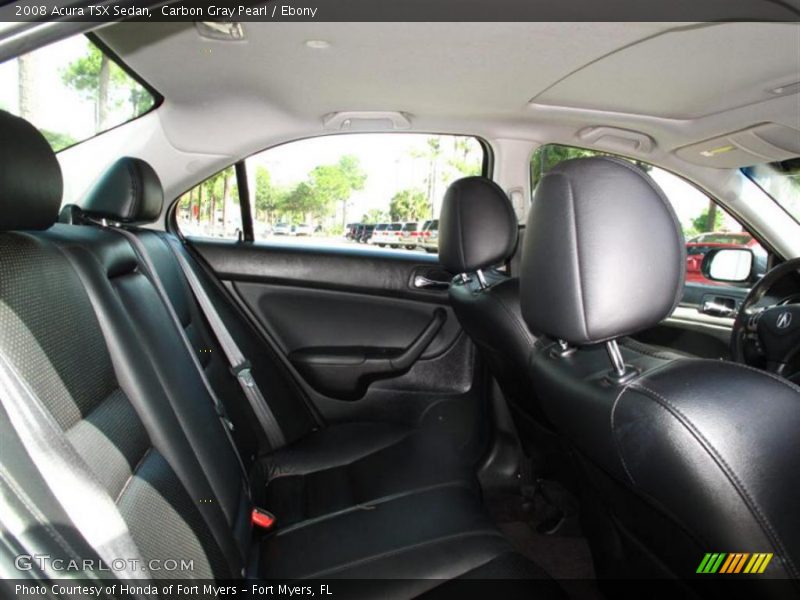 Carbon Gray Pearl / Ebony 2008 Acura TSX Sedan