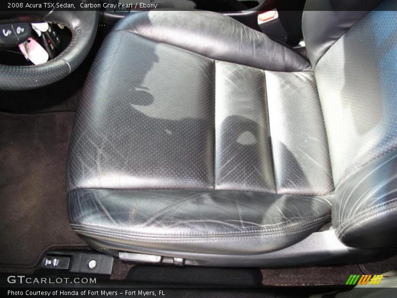 Carbon Gray Pearl / Ebony 2008 Acura TSX Sedan