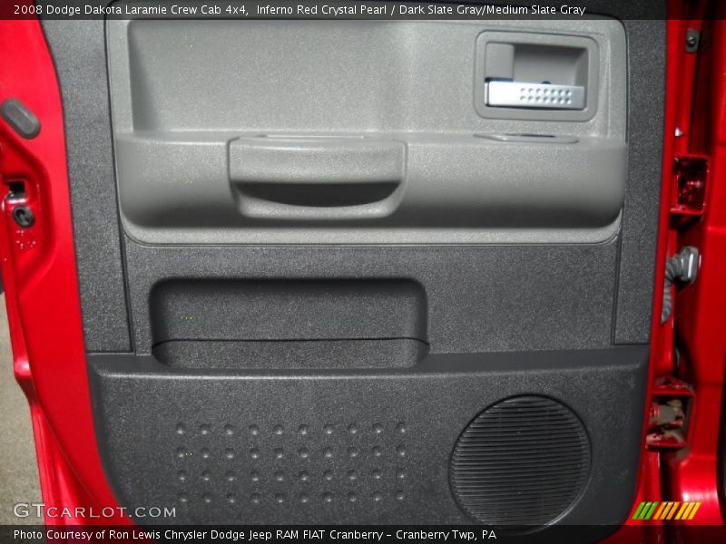 Inferno Red Crystal Pearl / Dark Slate Gray/Medium Slate Gray 2008 Dodge Dakota Laramie Crew Cab 4x4