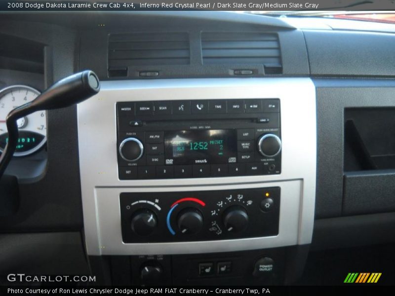 Inferno Red Crystal Pearl / Dark Slate Gray/Medium Slate Gray 2008 Dodge Dakota Laramie Crew Cab 4x4