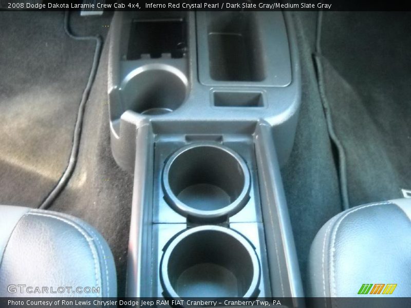 Inferno Red Crystal Pearl / Dark Slate Gray/Medium Slate Gray 2008 Dodge Dakota Laramie Crew Cab 4x4