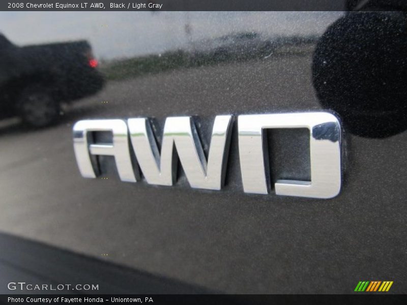 Black / Light Gray 2008 Chevrolet Equinox LT AWD