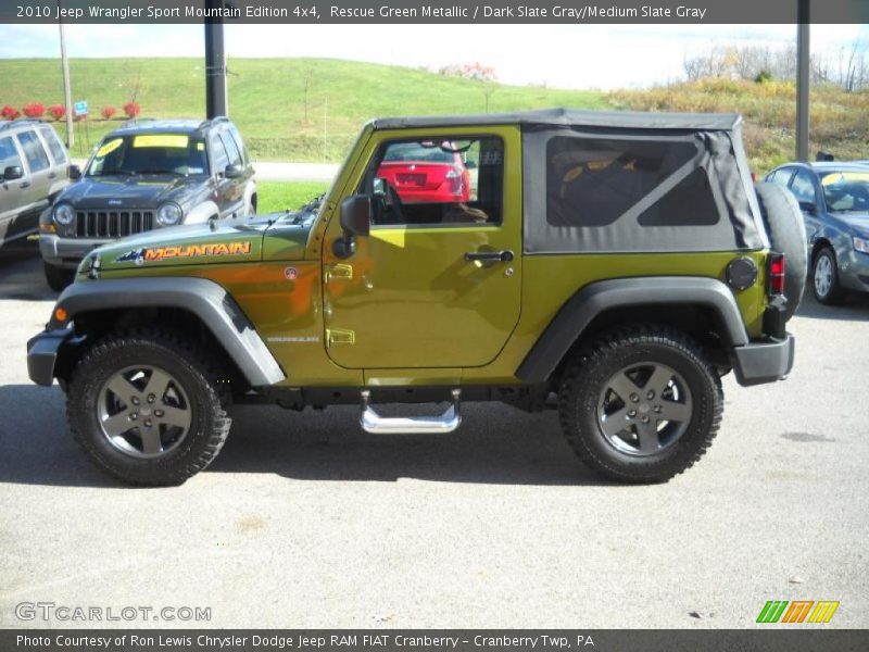 Rescue Green Metallic / Dark Slate Gray/Medium Slate Gray 2010 Jeep Wrangler Sport Mountain Edition 4x4