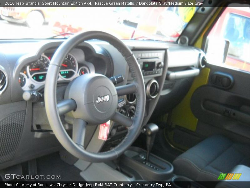 Rescue Green Metallic / Dark Slate Gray/Medium Slate Gray 2010 Jeep Wrangler Sport Mountain Edition 4x4