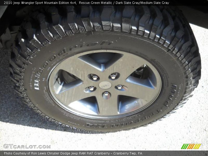 Rescue Green Metallic / Dark Slate Gray/Medium Slate Gray 2010 Jeep Wrangler Sport Mountain Edition 4x4