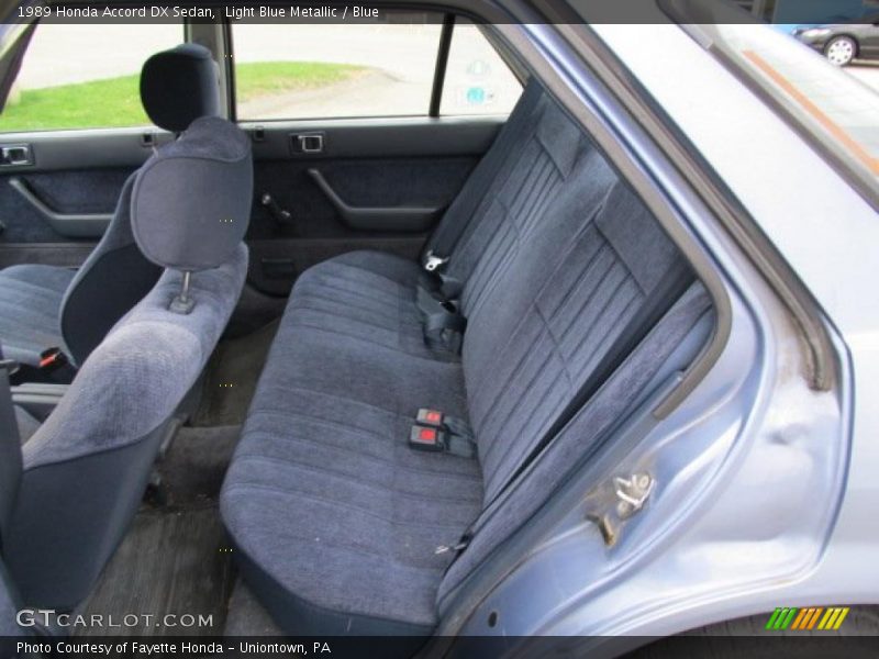  1989 Accord DX Sedan Blue Interior