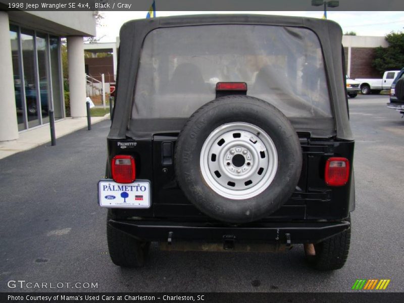 Black / Gray 1998 Jeep Wrangler SE 4x4