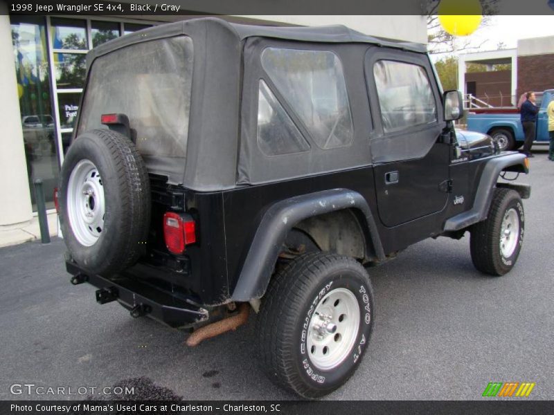 Black / Gray 1998 Jeep Wrangler SE 4x4