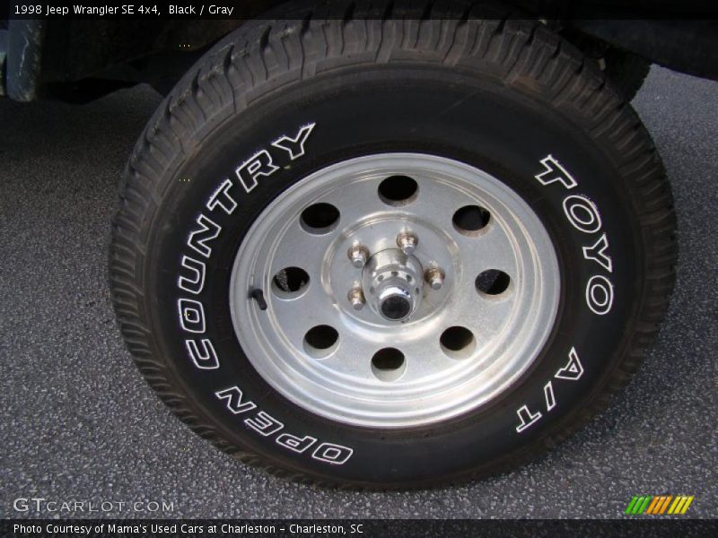 Black / Gray 1998 Jeep Wrangler SE 4x4