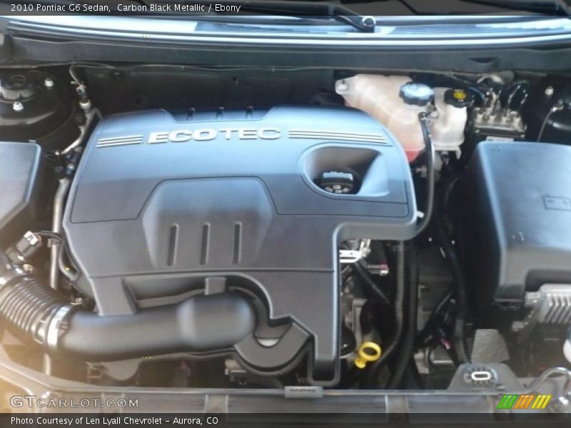 Carbon Black Metallic / Ebony 2010 Pontiac G6 Sedan