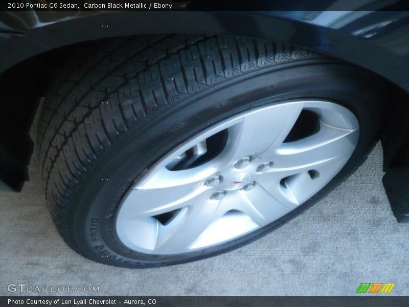 Carbon Black Metallic / Ebony 2010 Pontiac G6 Sedan