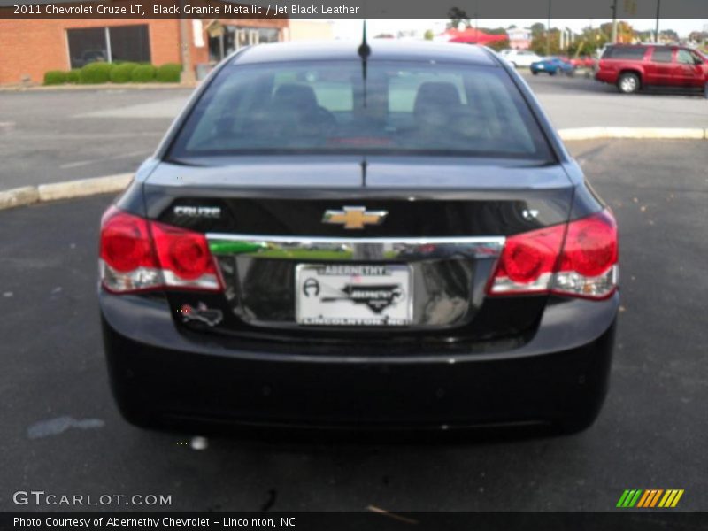 Black Granite Metallic / Jet Black Leather 2011 Chevrolet Cruze LT