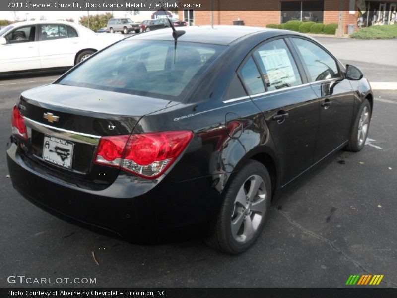 Black Granite Metallic / Jet Black Leather 2011 Chevrolet Cruze LT