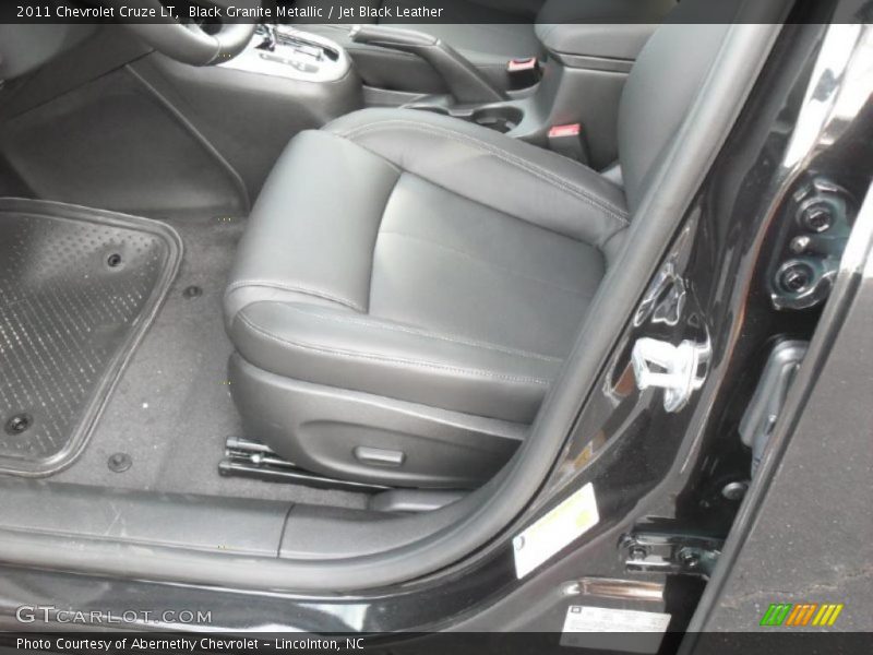 Black Granite Metallic / Jet Black Leather 2011 Chevrolet Cruze LT