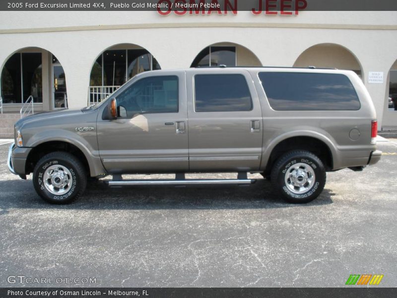 Pueblo Gold Metallic / Medium Pebble 2005 Ford Excursion Limited 4X4