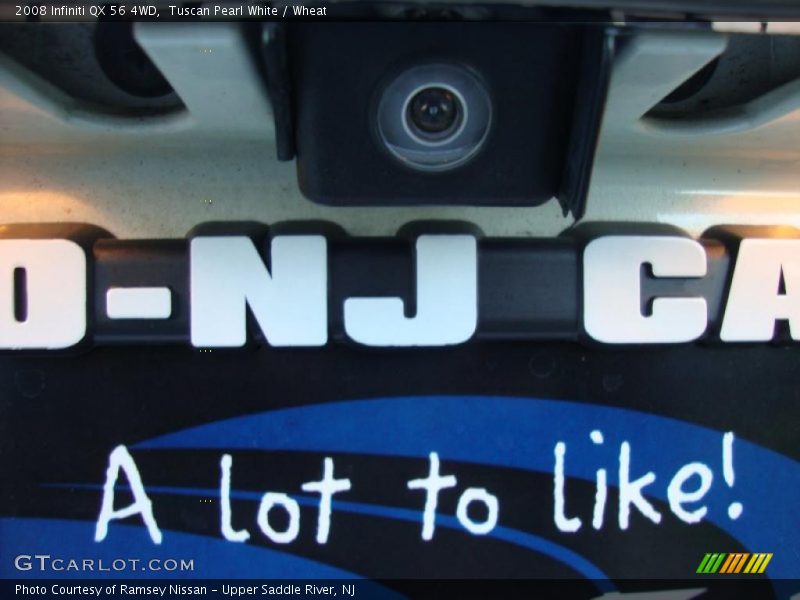 Tuscan Pearl White / Wheat 2008 Infiniti QX 56 4WD