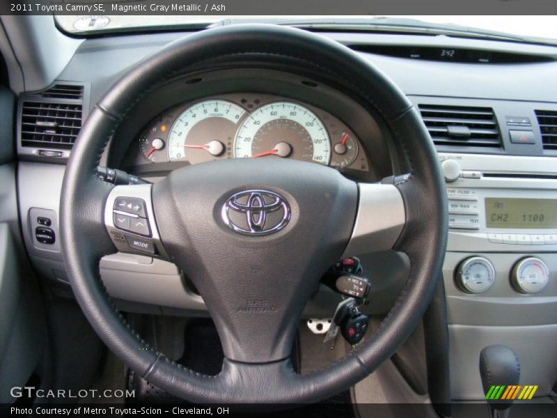 Magnetic Gray Metallic / Ash 2011 Toyota Camry SE