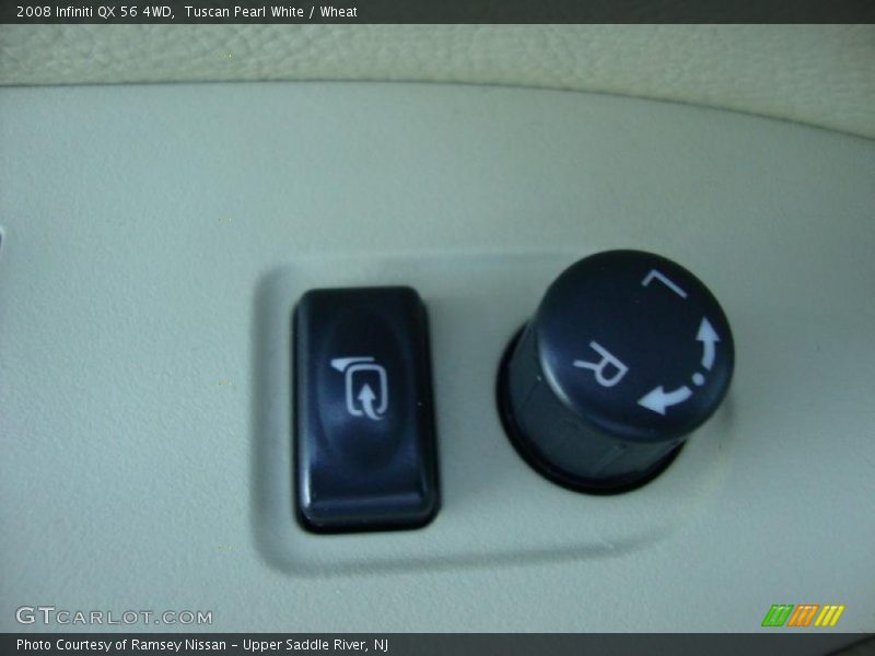 Tuscan Pearl White / Wheat 2008 Infiniti QX 56 4WD