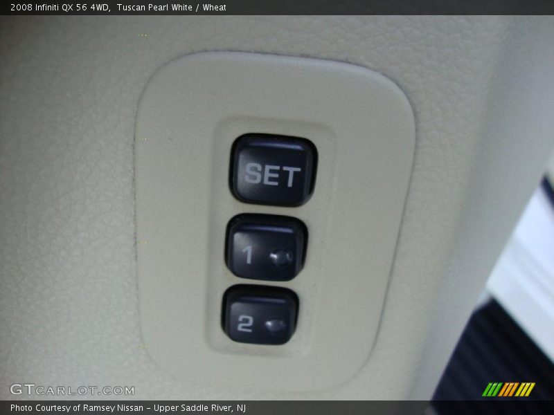 Tuscan Pearl White / Wheat 2008 Infiniti QX 56 4WD