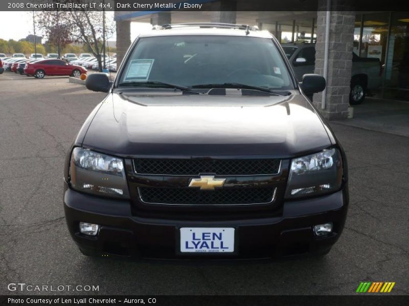 Dark Cherry Metallic / Ebony 2008 Chevrolet TrailBlazer LT 4x4