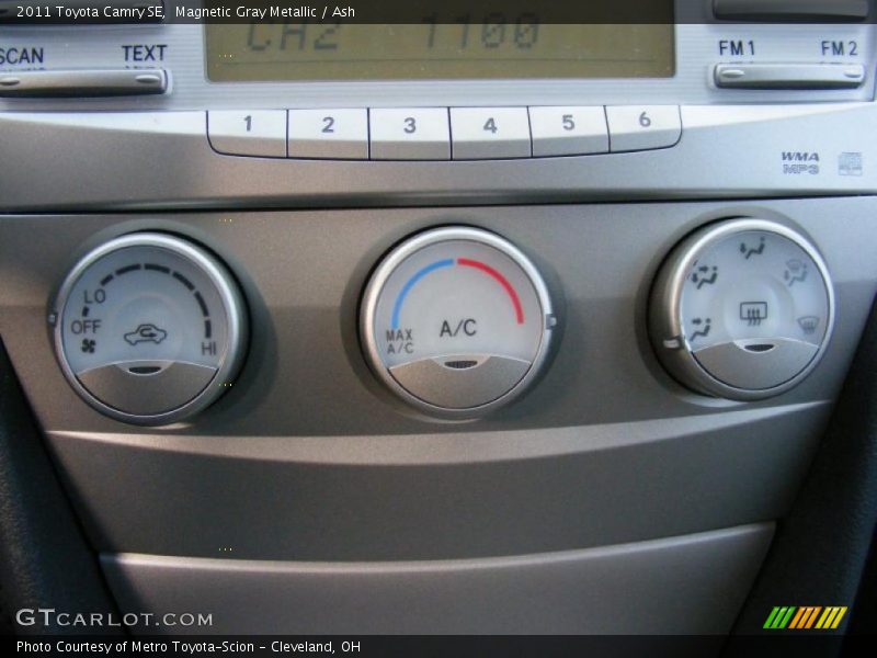 Magnetic Gray Metallic / Ash 2011 Toyota Camry SE