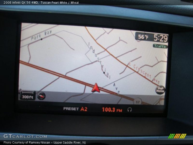Tuscan Pearl White / Wheat 2008 Infiniti QX 56 4WD