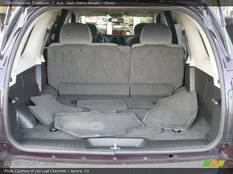 Dark Cherry Metallic / Ebony 2008 Chevrolet TrailBlazer LT 4x4