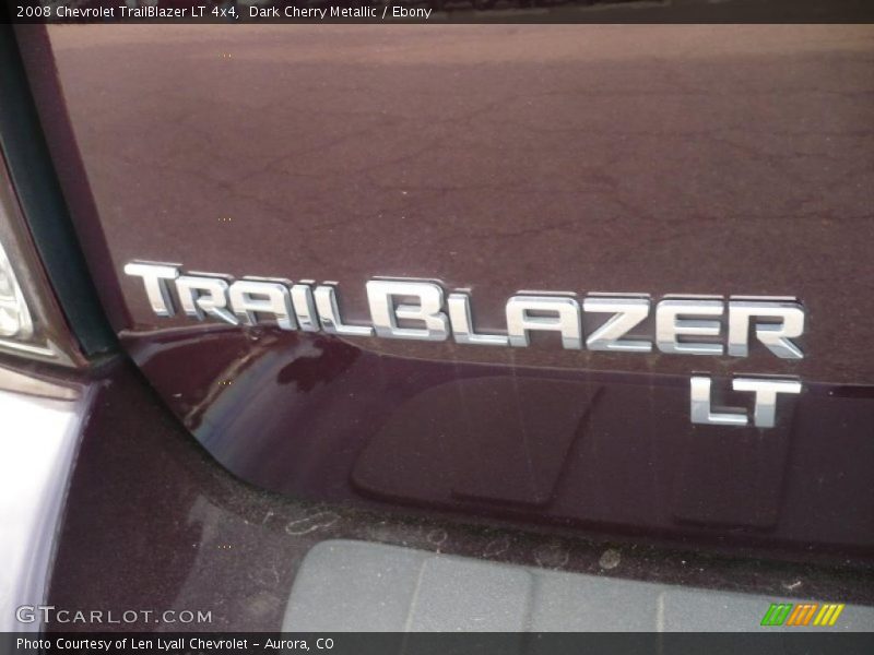 Dark Cherry Metallic / Ebony 2008 Chevrolet TrailBlazer LT 4x4