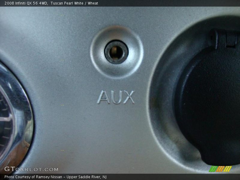Tuscan Pearl White / Wheat 2008 Infiniti QX 56 4WD