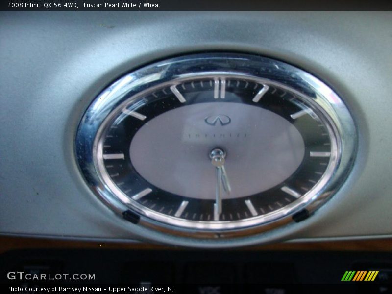 Tuscan Pearl White / Wheat 2008 Infiniti QX 56 4WD