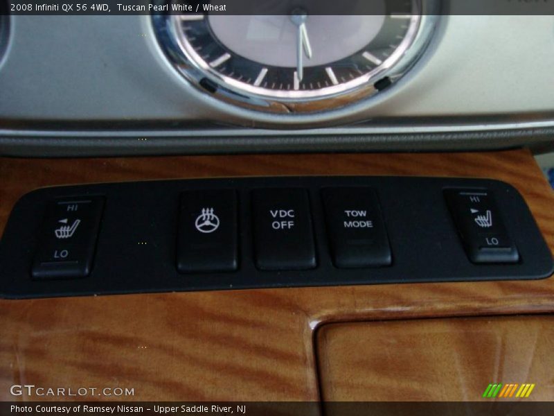 Tuscan Pearl White / Wheat 2008 Infiniti QX 56 4WD