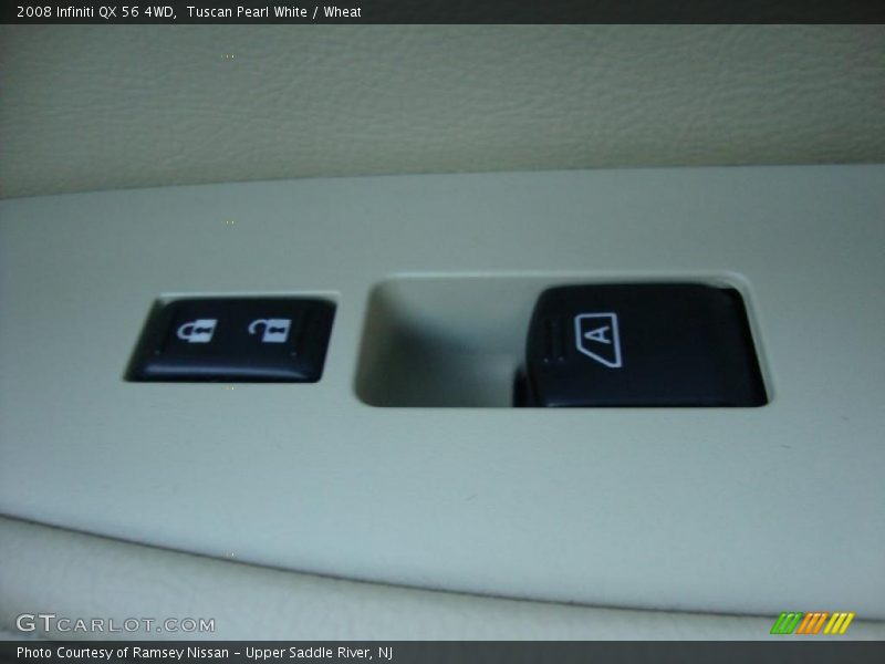 Tuscan Pearl White / Wheat 2008 Infiniti QX 56 4WD