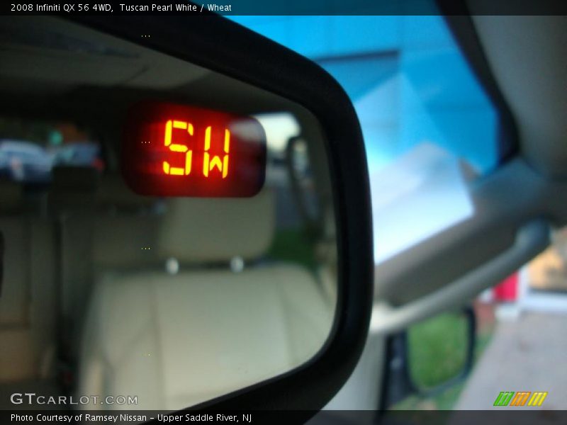 Tuscan Pearl White / Wheat 2008 Infiniti QX 56 4WD