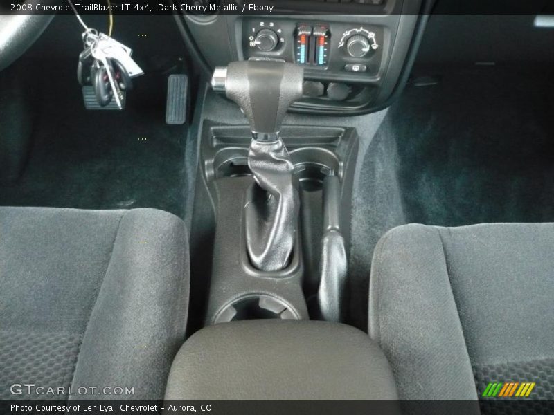 Dark Cherry Metallic / Ebony 2008 Chevrolet TrailBlazer LT 4x4