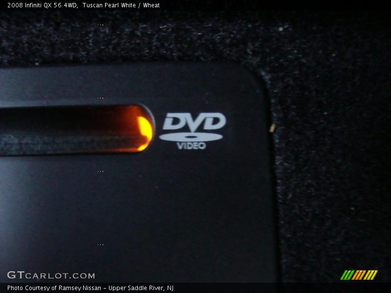 Tuscan Pearl White / Wheat 2008 Infiniti QX 56 4WD