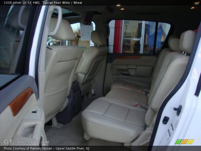 Tuscan Pearl White / Wheat 2008 Infiniti QX 56 4WD