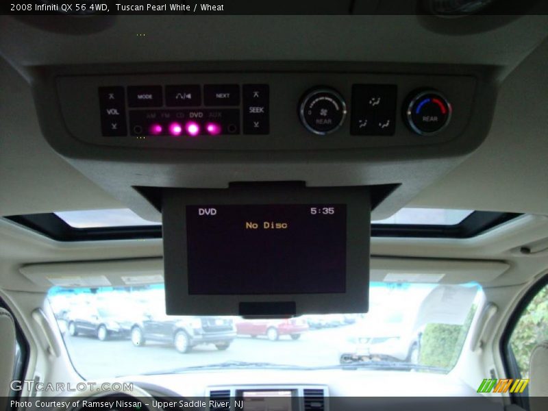 Tuscan Pearl White / Wheat 2008 Infiniti QX 56 4WD