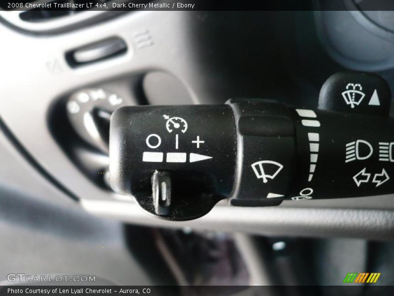Dark Cherry Metallic / Ebony 2008 Chevrolet TrailBlazer LT 4x4