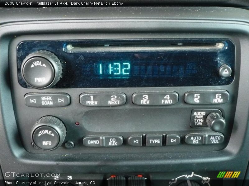 Dark Cherry Metallic / Ebony 2008 Chevrolet TrailBlazer LT 4x4