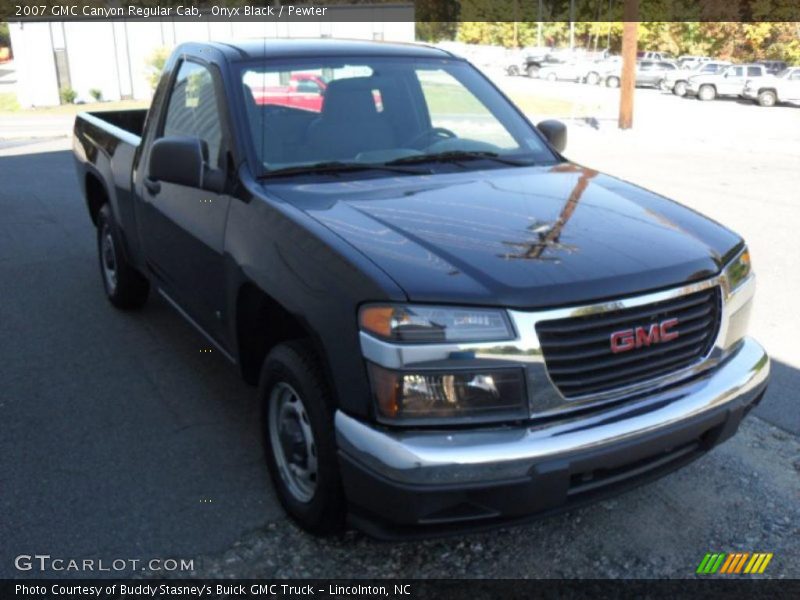 Onyx Black / Pewter 2007 GMC Canyon Regular Cab