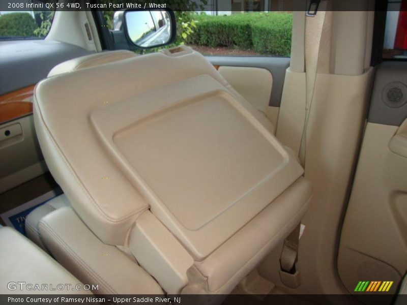 Tuscan Pearl White / Wheat 2008 Infiniti QX 56 4WD