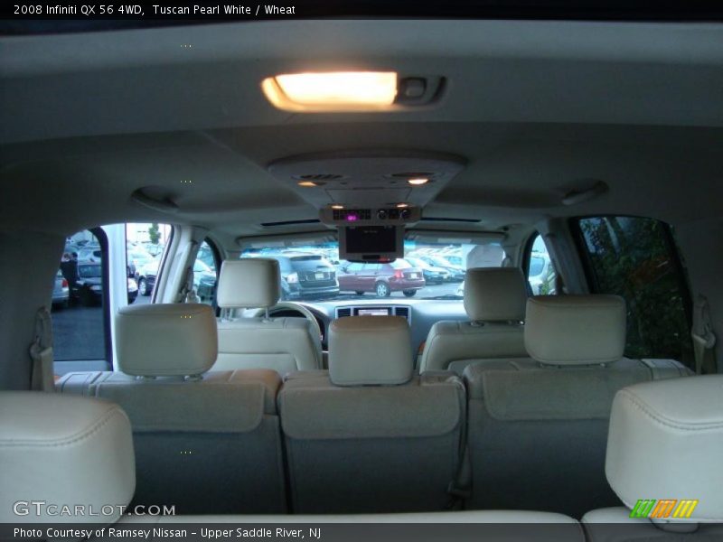 Tuscan Pearl White / Wheat 2008 Infiniti QX 56 4WD