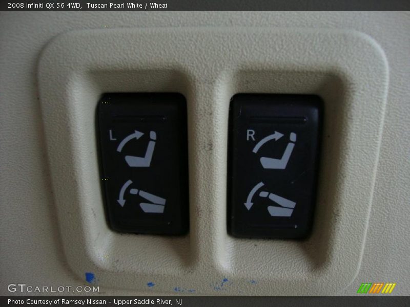 Tuscan Pearl White / Wheat 2008 Infiniti QX 56 4WD