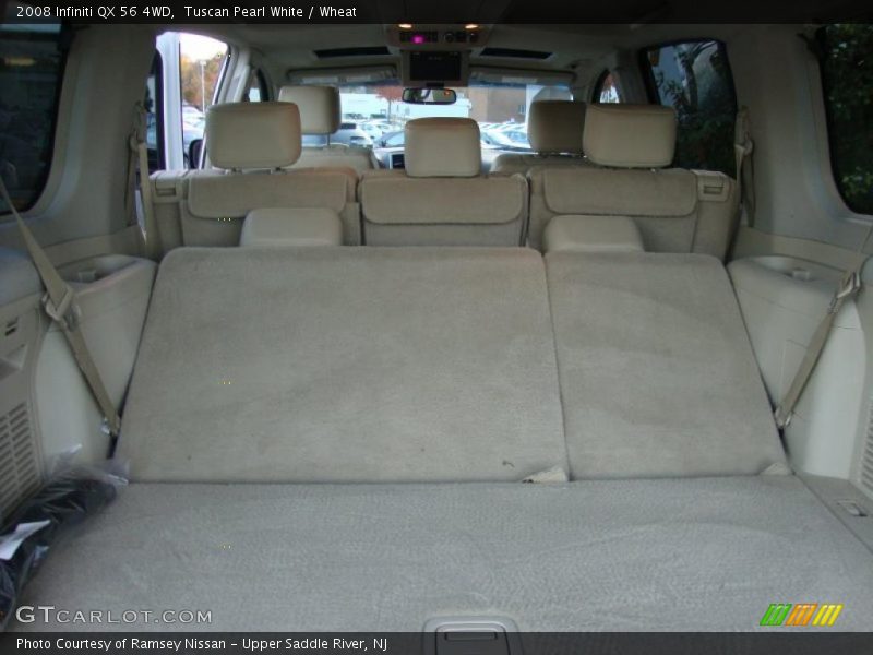 Tuscan Pearl White / Wheat 2008 Infiniti QX 56 4WD