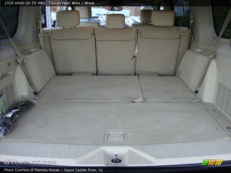 Tuscan Pearl White / Wheat 2008 Infiniti QX 56 4WD