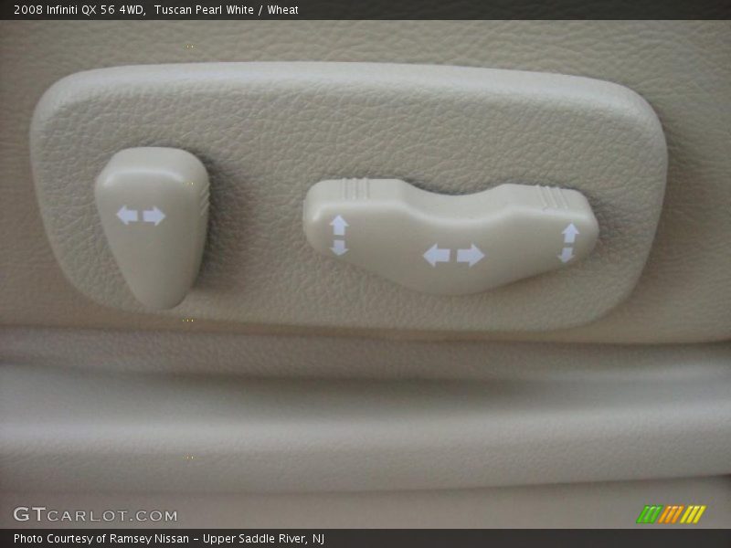 Tuscan Pearl White / Wheat 2008 Infiniti QX 56 4WD