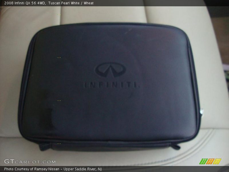 Tuscan Pearl White / Wheat 2008 Infiniti QX 56 4WD