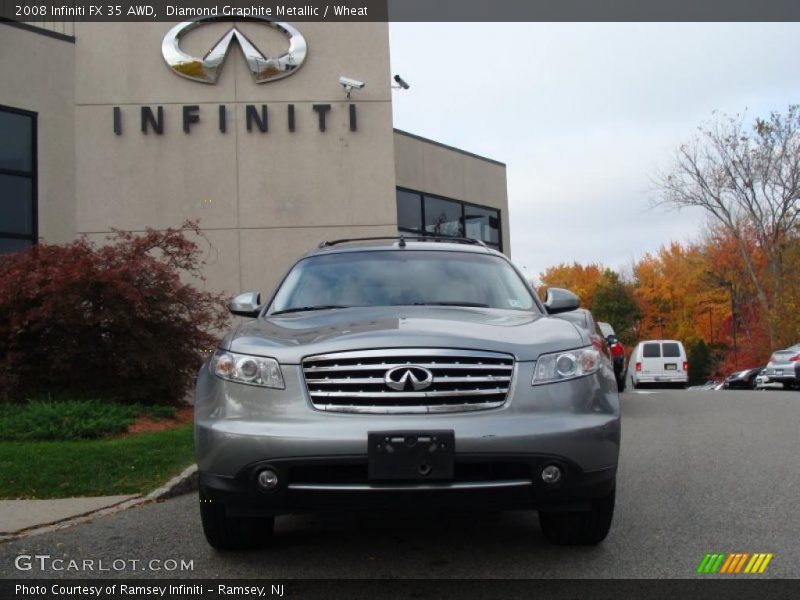 Diamond Graphite Metallic / Wheat 2008 Infiniti FX 35 AWD