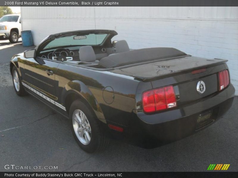 Black / Light Graphite 2008 Ford Mustang V6 Deluxe Convertible